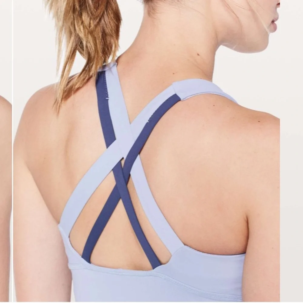 Lululemon Stash N Run Tank Berry Mist / Moody Blues size 6